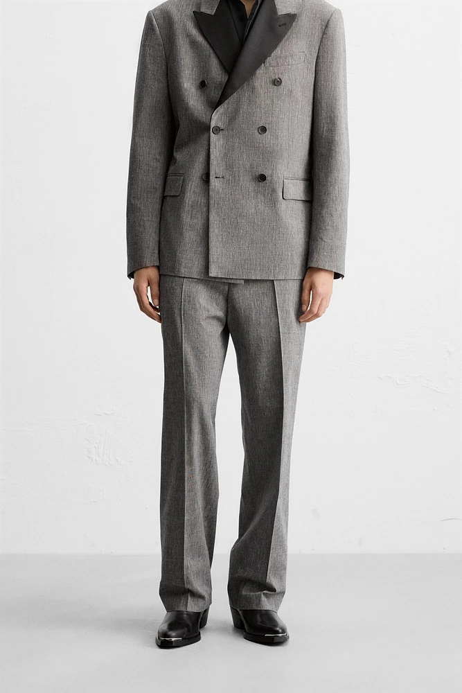 LIMITED EDITION TEXTURED SUIT PANTS