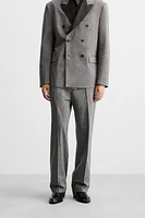 LIMITED EDITION TEXTURED SUIT PANTS