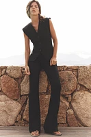 PANTALON INTERLOCK FLARE
