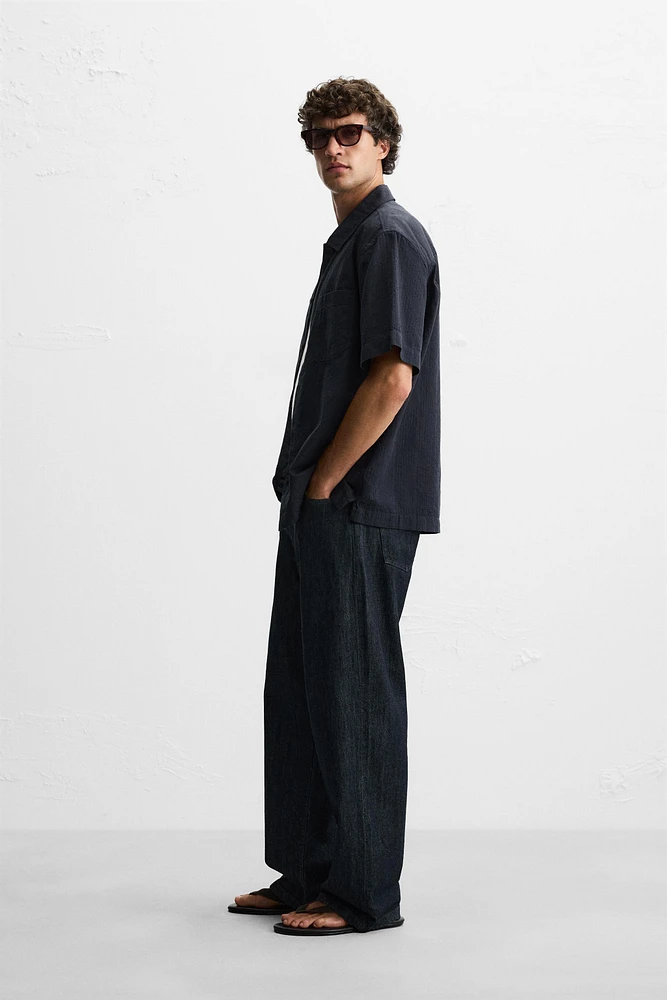 CHEMISE JACQUARD COTON - LYOCELL