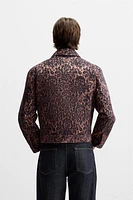 FLORAL JACQUARD JACKET