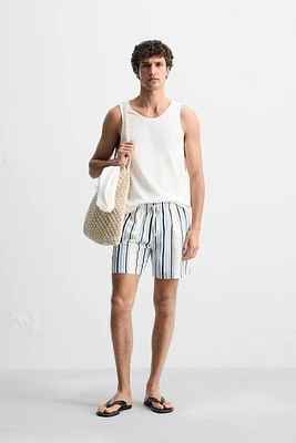 MAILLOT DE BAIN CLASSIQUE À RAYURES