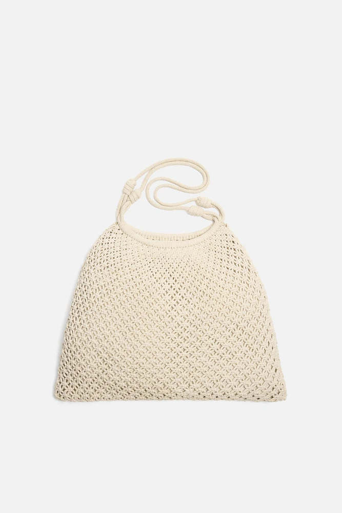 SAC CABAS EN MACRAMÉ