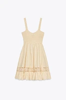 COMBINATION KNIT DRESS