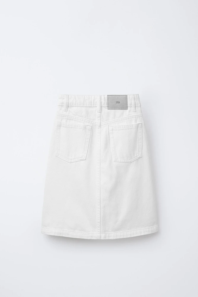 JUPE EN JEAN MI-LONGUE