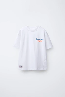 T-SHIRT À INSCRIPTION AVEC ÉTIQUETTE
