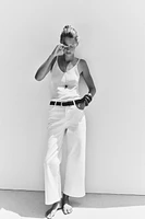 JEAN Z1975 CULOTTE TAILLE HAUTE CEINTURE