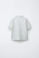 STRIPED TEXTURED SHIRT