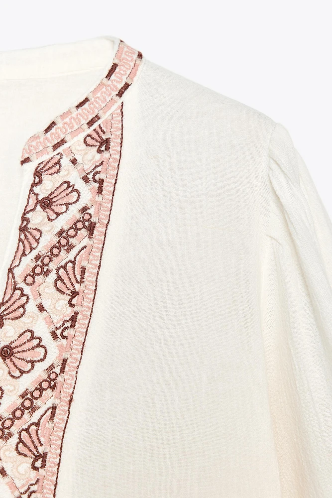 CHEMISE BRODÉE