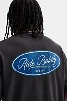 T-SHIRT À IMPRIMÉS BIMATIÈRE