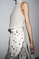 ZW COLLECTION POLKA DOT HALTER TOP
