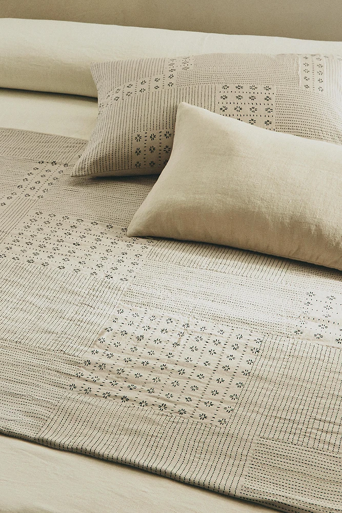 COUVRE-LIT LIN PATCHWORK