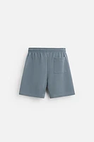 INTERLOCK STRUCTURED SHORTS