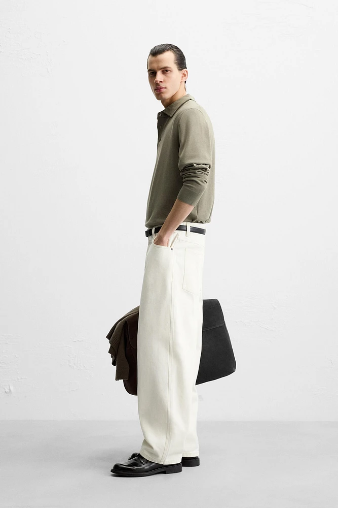 KNIT COTTON POLO SHIRT