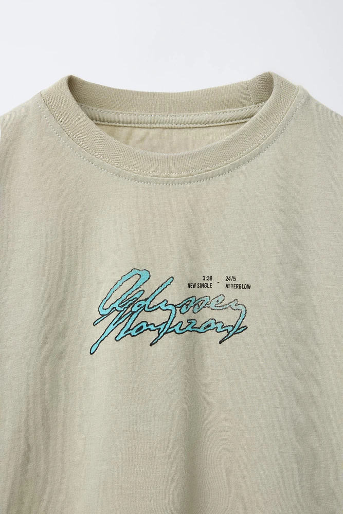 TEXT PRINT T-SHIRT