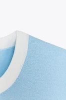 SLEEVELESS KNIT TOP