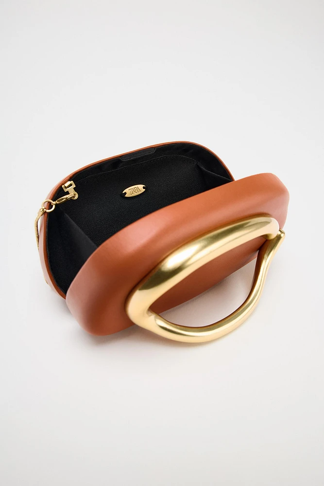 SAC MINAUDIÈRE FERMETURE DORÉE