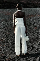 PANTALON LARGE À PINCES