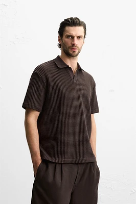 POLO STRUCTURÉ QUADRILLÉ