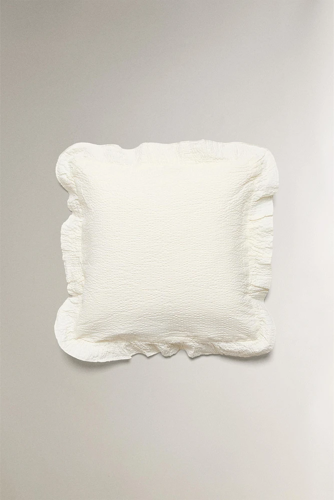 CHILDREN'S TEXTURED THROW PILLOW COVER