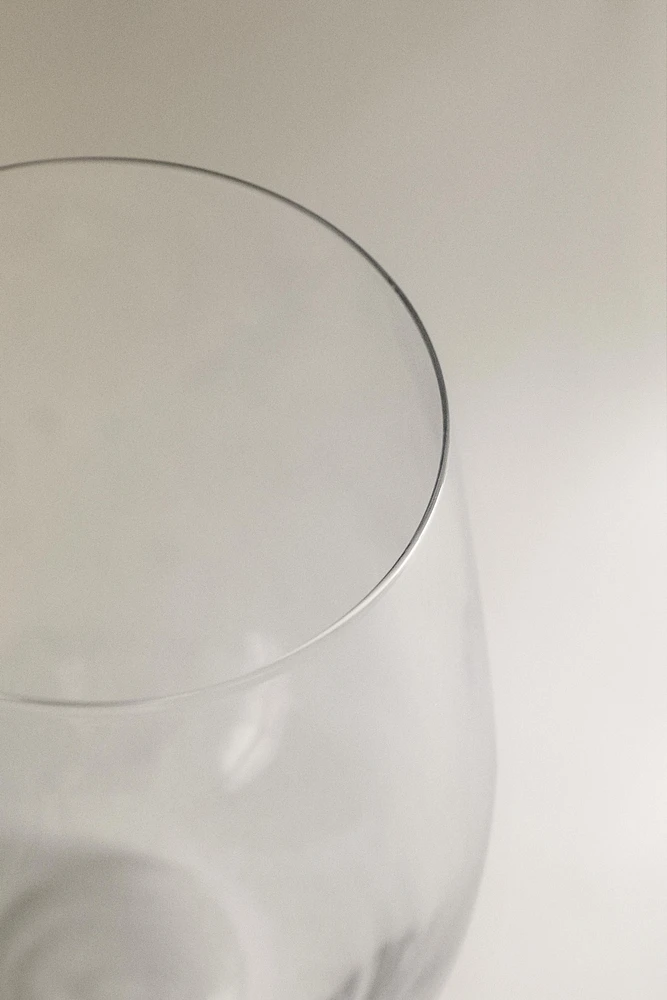 SET OF ROUNDED GLASS TUMBLERS (SET OF 3)