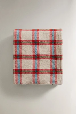 NAPPE COTON ÉPAIS CARREAUX