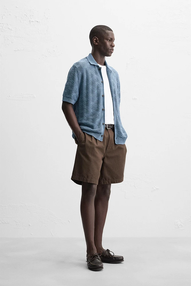 CHEMISE EN MAILLE LOSANGES