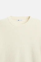 BASIC PURL KNIT SWEATER