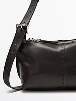 Mini-sac à bandoulière en cuir nappa