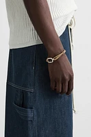 FAUX LEATHER COMBINATION BRACELET