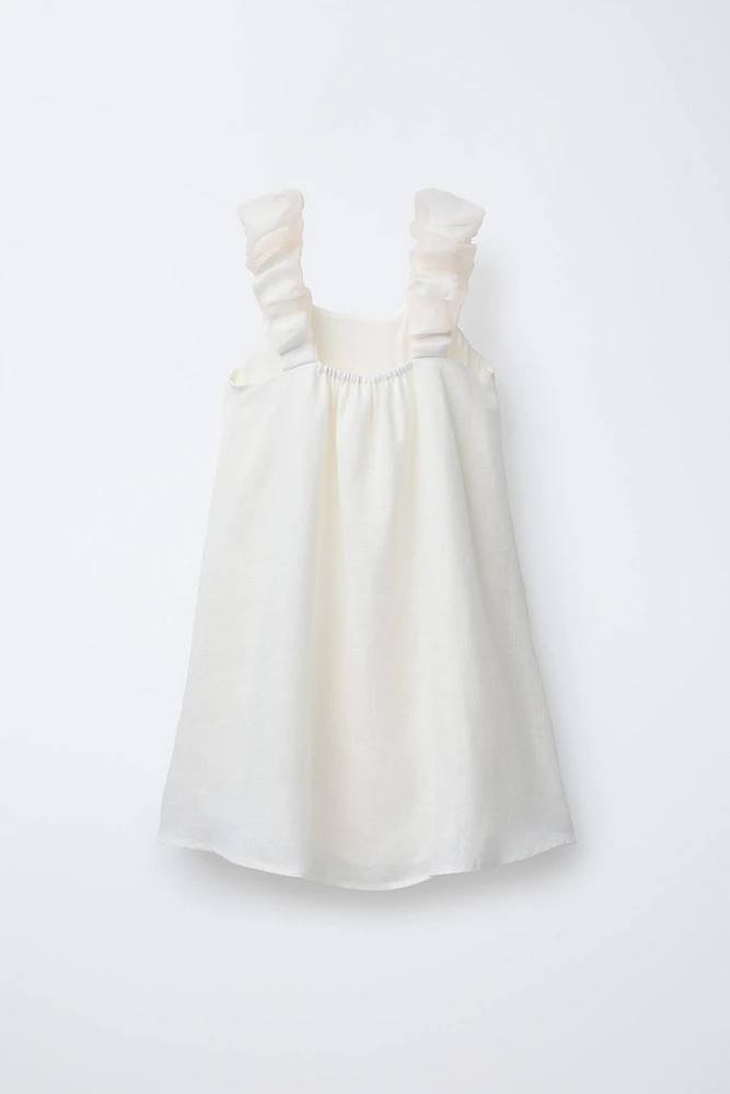 ROBE 100 % LIN ORGANZA