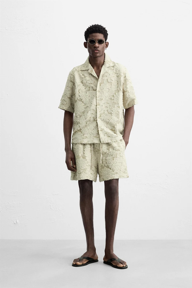 CHEMISE JACQUARD GÉOMÉTRIQUE
