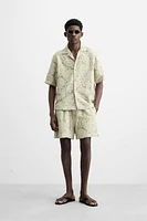CHEMISE JACQUARD GÉOMÉTRIQUE