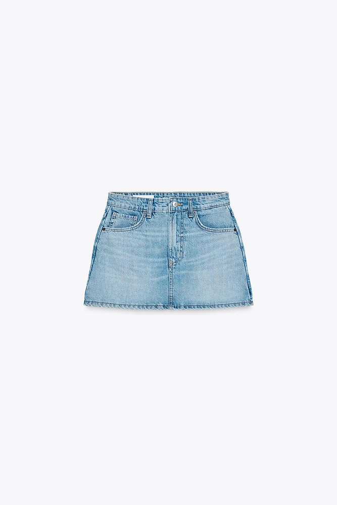 JUPE-CULOTTE EN JEAN TRF