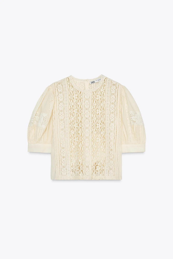 ZW COLLECTION LACE BLOUSE