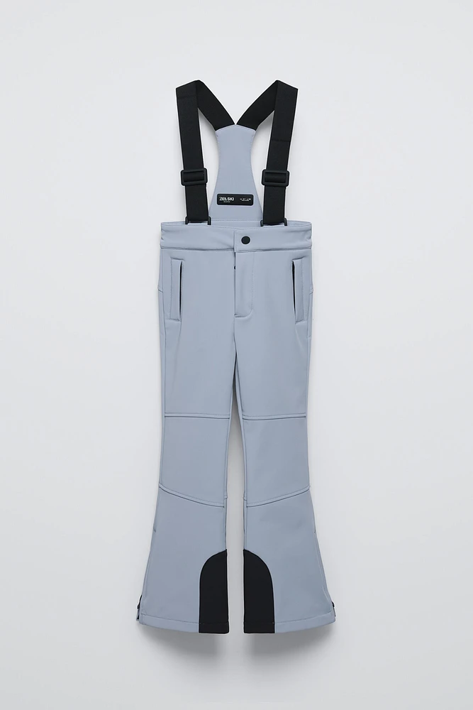 WINDPROOF AND WATER RESISTANT RECCO® SYSTEM SUSPENDER PANTS SKI COLLECTION