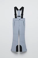 WINDPROOF AND WATER RESISTANT RECCO® SYSTEM SUSPENDER PANTS SKI COLLECTION