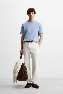 RELAXED FIT KNIT T-SHIRT