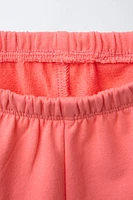 SWEATSHIRT AND BERMUDA SHORTS SET WITH LABEL
