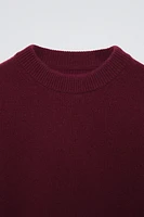 100% CASHMERE KNIT SWEATER