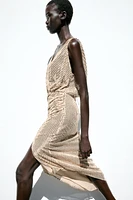 SEQUIN MIDI DRESS
