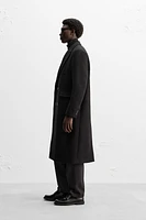 DOUBLE-BREASTED WOOL COAT