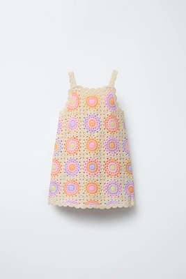 CROCHET KNIT DRESS