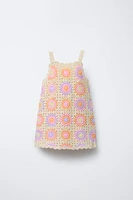 CROCHET KNIT DRESS
