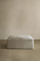 POUF LIN DÉLAVÉ