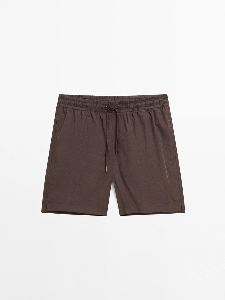 Short de bain uni
