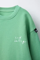 SURF PRINT SWEATSHIRT