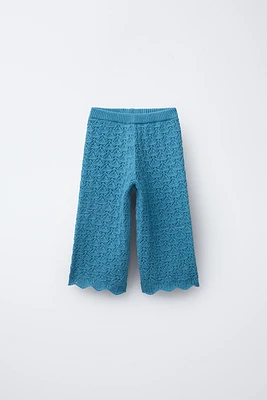 OPEN KNIT PANTS