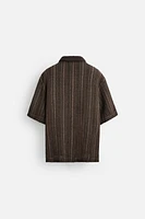 OPEN WEAVE POLO SHIRT