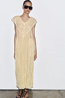 ROBE PLISSÉE BRODÉE ZW COLLECTION